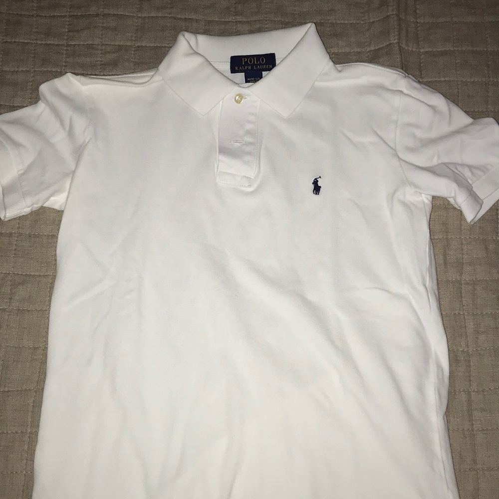 White short sleeved Polo shirt